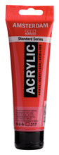 Load image into Gallery viewer, Amsterdam Standard Series Acrylic Transparent Red Medium 120ml