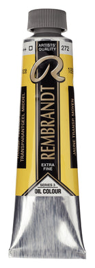 Rembrandt Oil Color Transparent Yellow Medium 40ml
