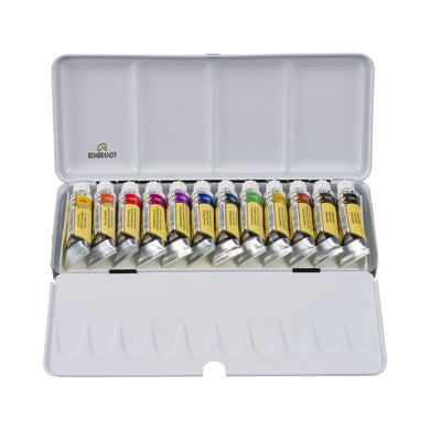 Rembrandt Watercolor Paint, Oxide Black Mixing Color Selection - 12x10ml Tubes