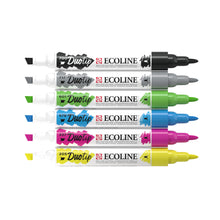 Load image into Gallery viewer, Ecoline Duotip Marker Basic Set, 6 Colors
