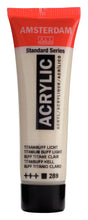 Load image into Gallery viewer, Amsterdam Standard Series Acrylic Titanium Buff Light 20ml