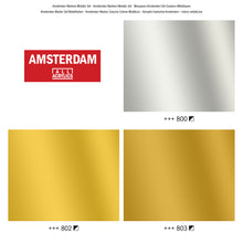 Load image into Gallery viewer, Amsterdam Acrylic Marker - Metallic Set 3x4mm