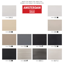 Load image into Gallery viewer, Amsterdam Standard Series Acrylic, Grey Set 12x20ml