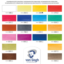 Load image into Gallery viewer, Van Gogh Watercolor, General Selection 20x10ml Tube Set