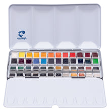 Load image into Gallery viewer, Van Gogh Watercolor Metal Box, General Color Selection - 48 Pans