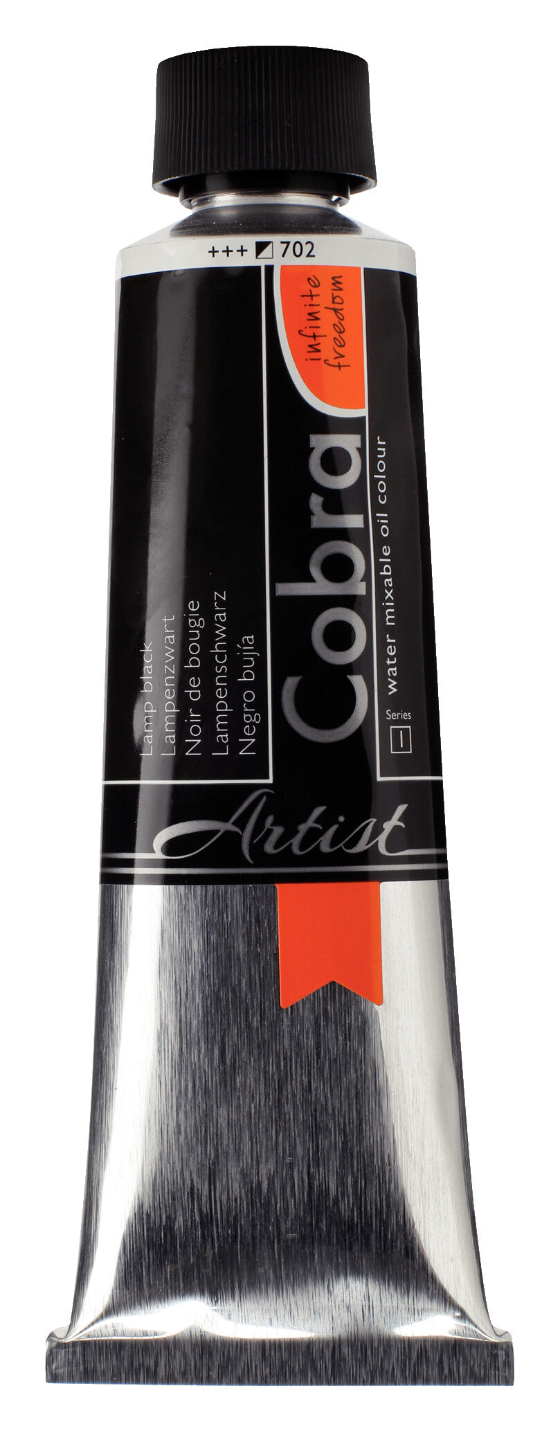 Cobra Artist Oil Color Lamp Black 150ml
