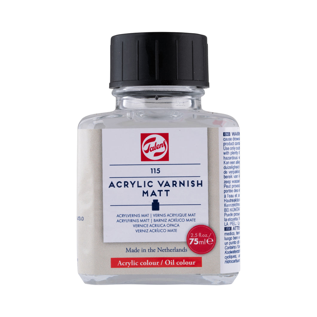 Talens Acrylic Varnish Matt 115 Bottle 75ml
