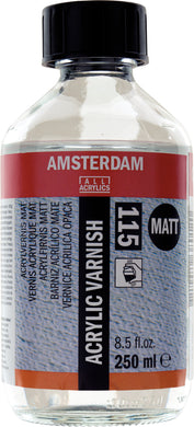 Amsterdam Acrylic Varnish Matt 115 Bottle 250ml