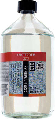 Amsterdam Acrylic Varnish High Gloss 113 Bottle 1000ml