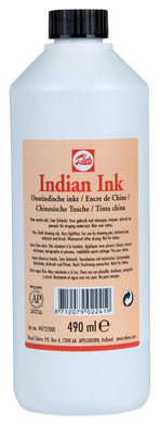 Talens Indian Ink Bottle Black 700 490ml