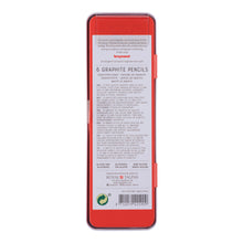 Load image into Gallery viewer, Bruynzeel Expression Graphite Pencil Tin - 6 Piece