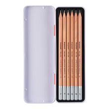 Load image into Gallery viewer, Bruynzeel Expression Graphite Pencil Tin - 6 Piece