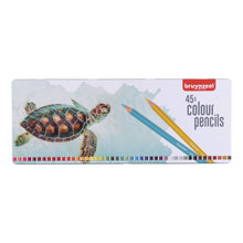 Load image into Gallery viewer, Bruynzeel Color Pencil Tin - Turtle Set (45 colors)