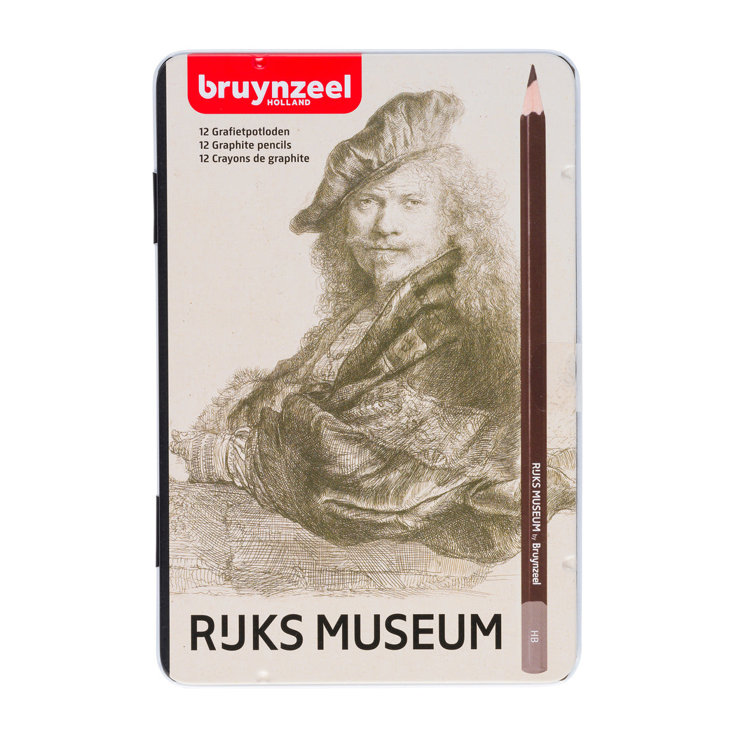 Rijks Museum Rembrandt Graphite Pencil Set - 12 Pencils