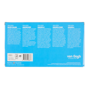 Van Gogh Watercolor Pocket Box, General Color Selection - 18 Pans + 2x10ml Tubes