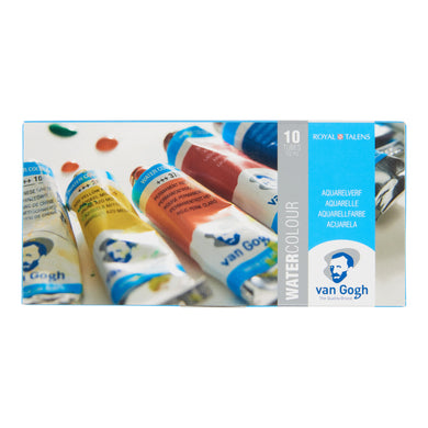 Van Gogh Watercolor, General Selection 10x10ml Tube Set