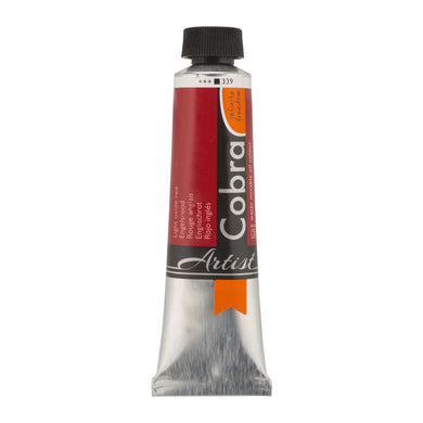 Cobra Artist Oil Color Light Oxide Red 40ml
