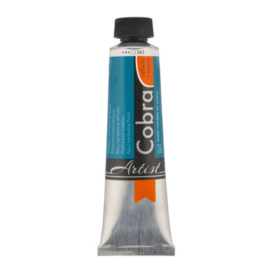 Cobra Artist Oil Color Phthalo Turquoise Blue 40ml