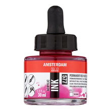 Load image into Gallery viewer, Amsterdam Acrylic Ink Permanent Red Violet Light 30ml