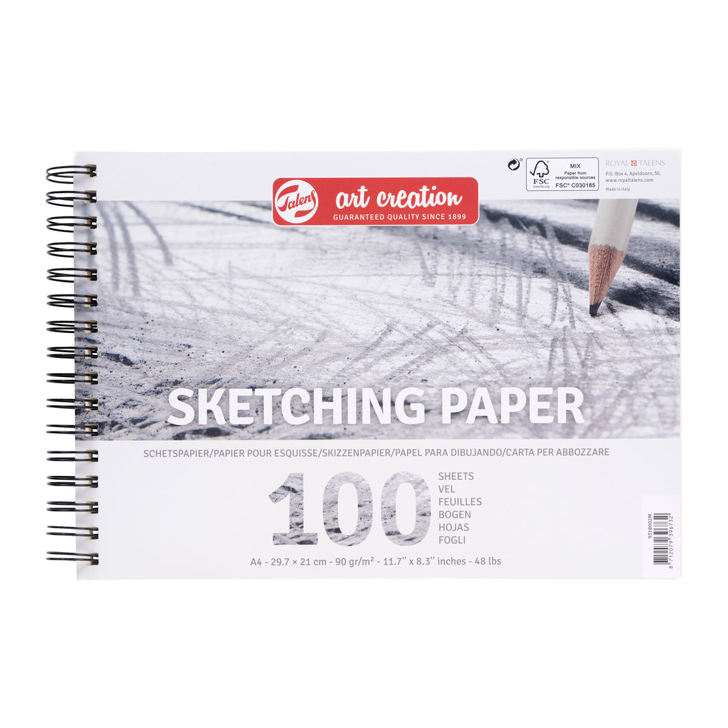 Talens Art Creation Sketching Paper A4, 90 g, 100 Sheets