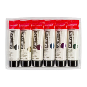 Amsterdam Standard Series Acrylic, Pearl Set 6x20ml