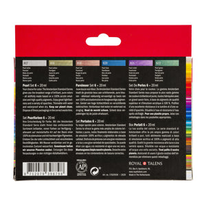 Amsterdam Standard Series Acrylic, Pearl Set 6x20ml