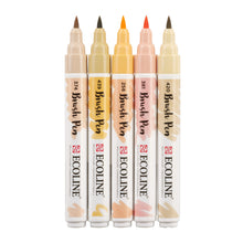 Load image into Gallery viewer, Ecoline Brush Pen Set of 5 - Beige Pink