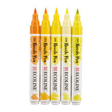 Load image into Gallery viewer, Ecoline Brush Pen Set of 5 - Yellow