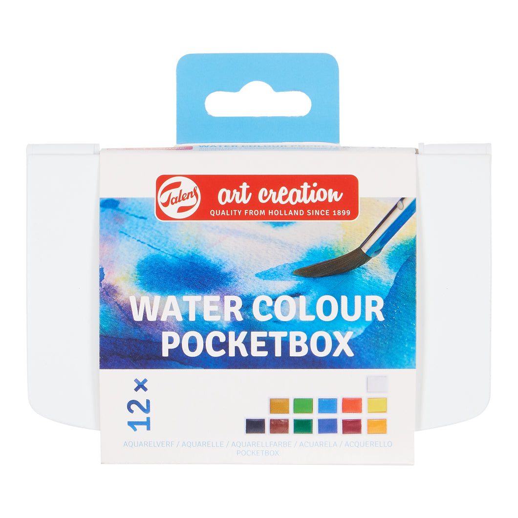 Talens Art Creation Watercolor Pocket Box - 12 Pans
