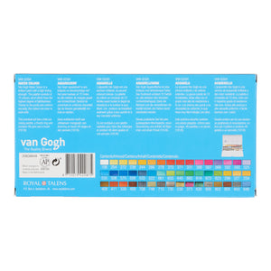 Van Gogh Watercolor Metal Box, General Color Selection - 48 Pans