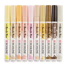 Load image into Gallery viewer, Ecoline Brush Pen Set of 10 - Skin