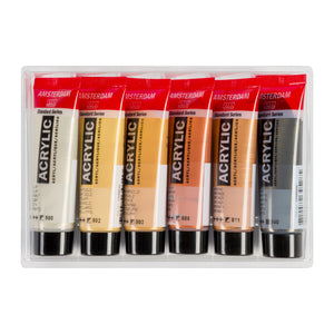 Amsterdam Standard Series Acrylic, Metallic Set 6x20ml