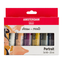 Load image into Gallery viewer, Amsterdam Standard Series Acrylic, Portrait Set 6x20ml