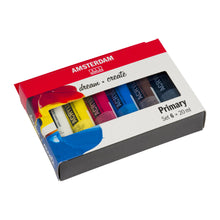 Load image into Gallery viewer, Amsterdam Standard Series Acrylic, Primary Set 6x20ml