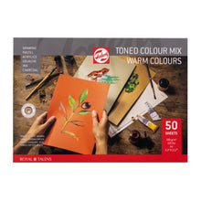 Load image into Gallery viewer, Talens Toned Warm Color Paper Pad A4, 180 g, 50 pages