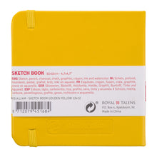 Load image into Gallery viewer, Talens Art Creation Sketchbook Golden Yellow | 12 x 12 cm, 140 g, 80 sheets