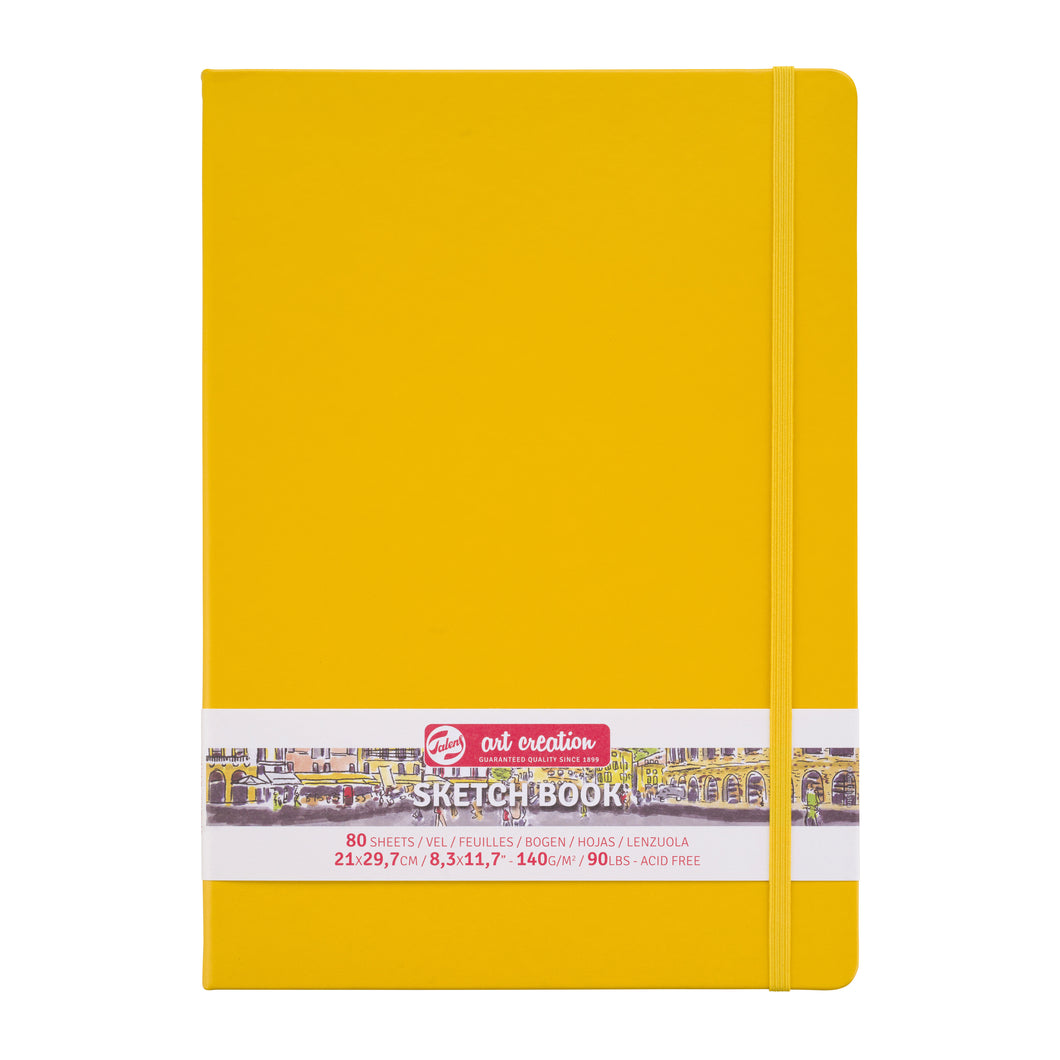 Talens Art Creation Sketchbook Golden Yellow | 21 x 29.7 cm, 140 g, 80 sheets