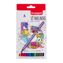 Load image into Gallery viewer, Bruynzeel Fineliner Set - 12 Colors