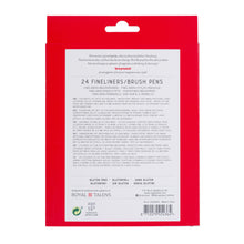 Load image into Gallery viewer, Bruynzeel Fineliner Brushpen Set - 24 Colors