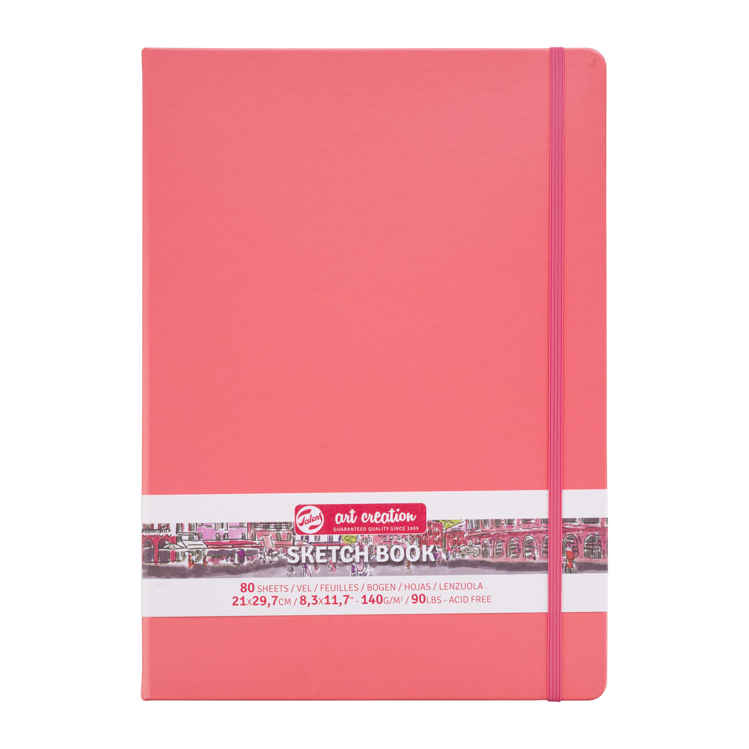 Talens Art Creation Sketchbook Coral | 21 x 29.7 cm, 140 g, 80 sheets