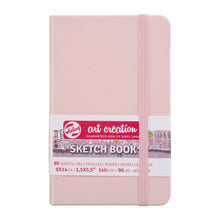 Load image into Gallery viewer, Talens Art Creation Sketchbook Pastel Pink | 9 x 14 cm, 140 g, 80 sheets