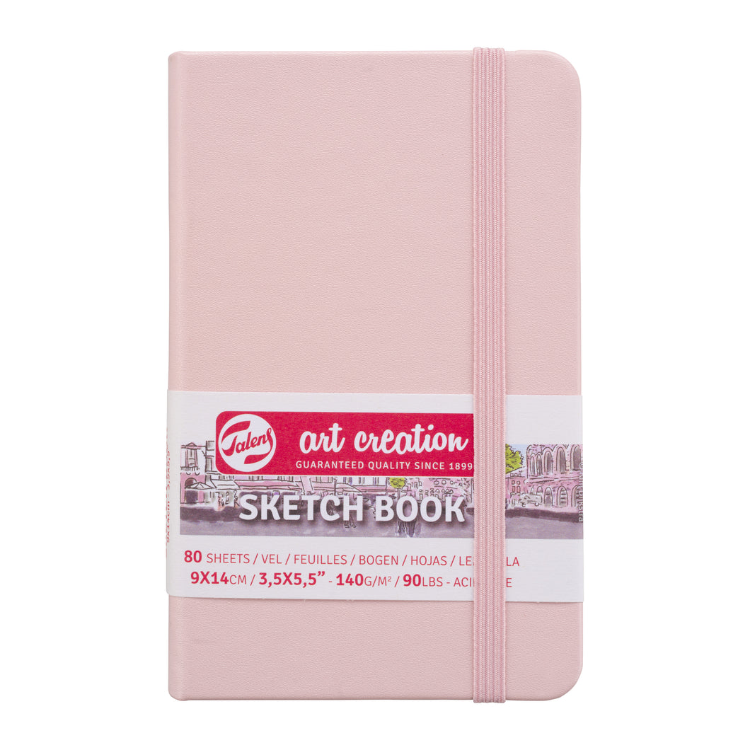 Talens Art Creation Sketchbook Pastel Pink | 9 x 14 cm, 140 g, 80 sheets