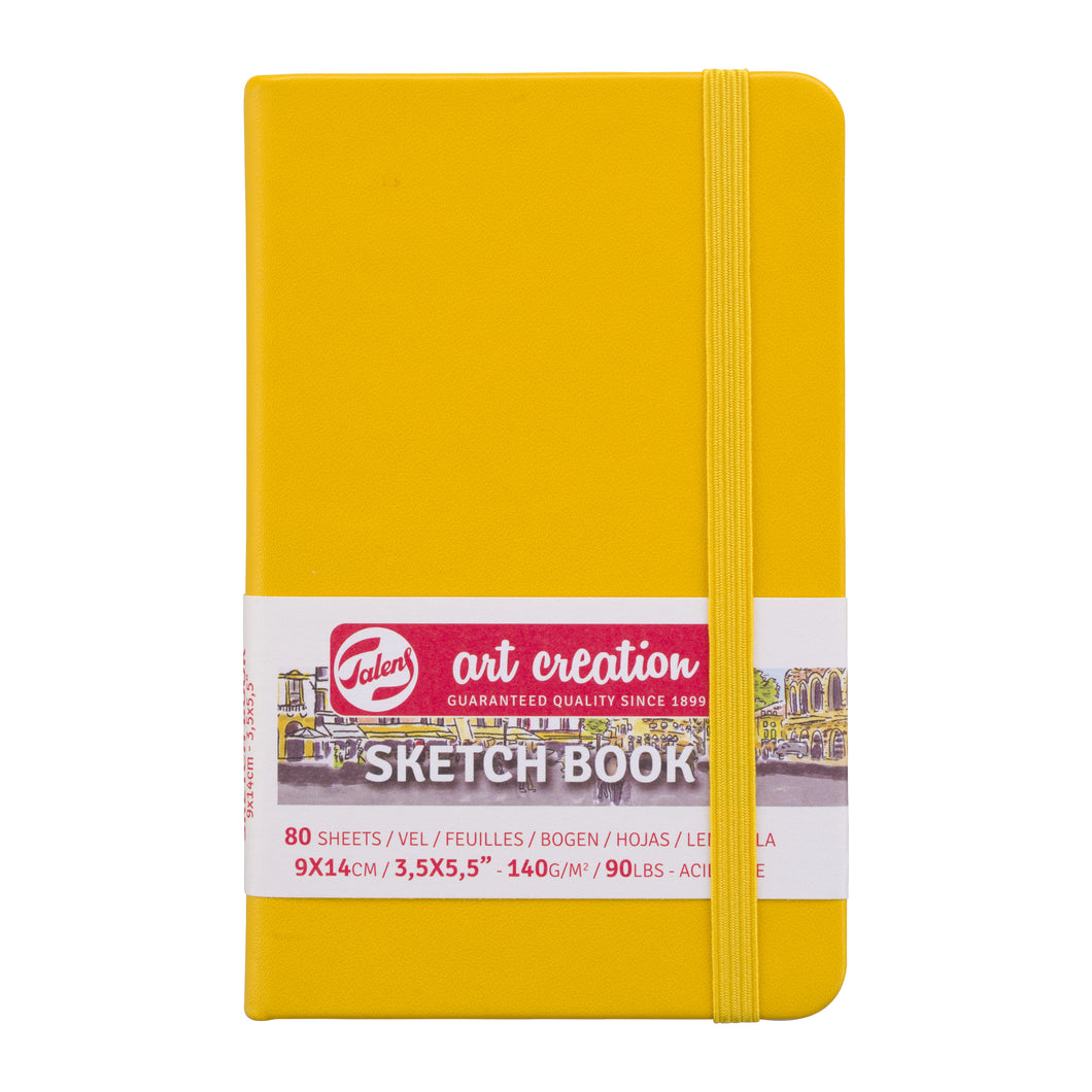 Talens Art Creation Sketchbook Golden Yellow | 9 x 14 cm, 140 g, 80 sheets