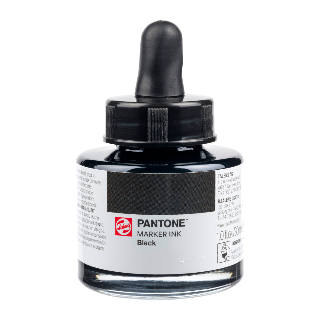 Talens | Pantone Marker Ink Black 30ml