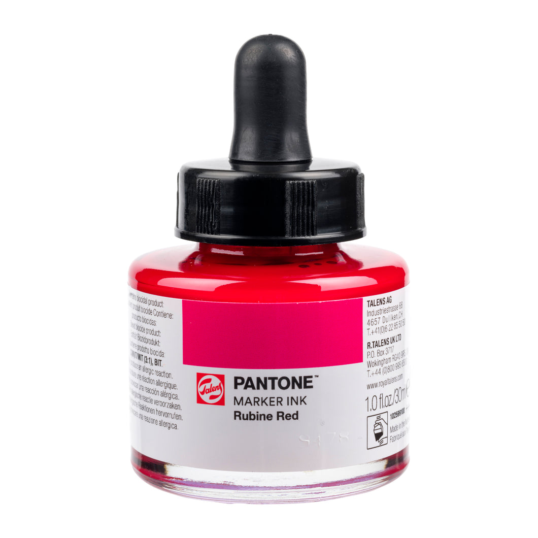 Talens | Pantone Marker Ink Rubine Red 30ml