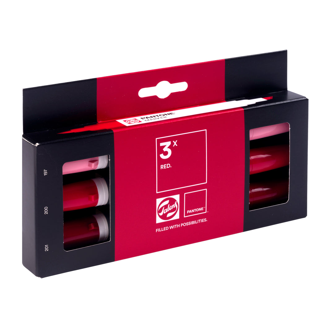 Talens | Pantone Marker Set 3x - Red