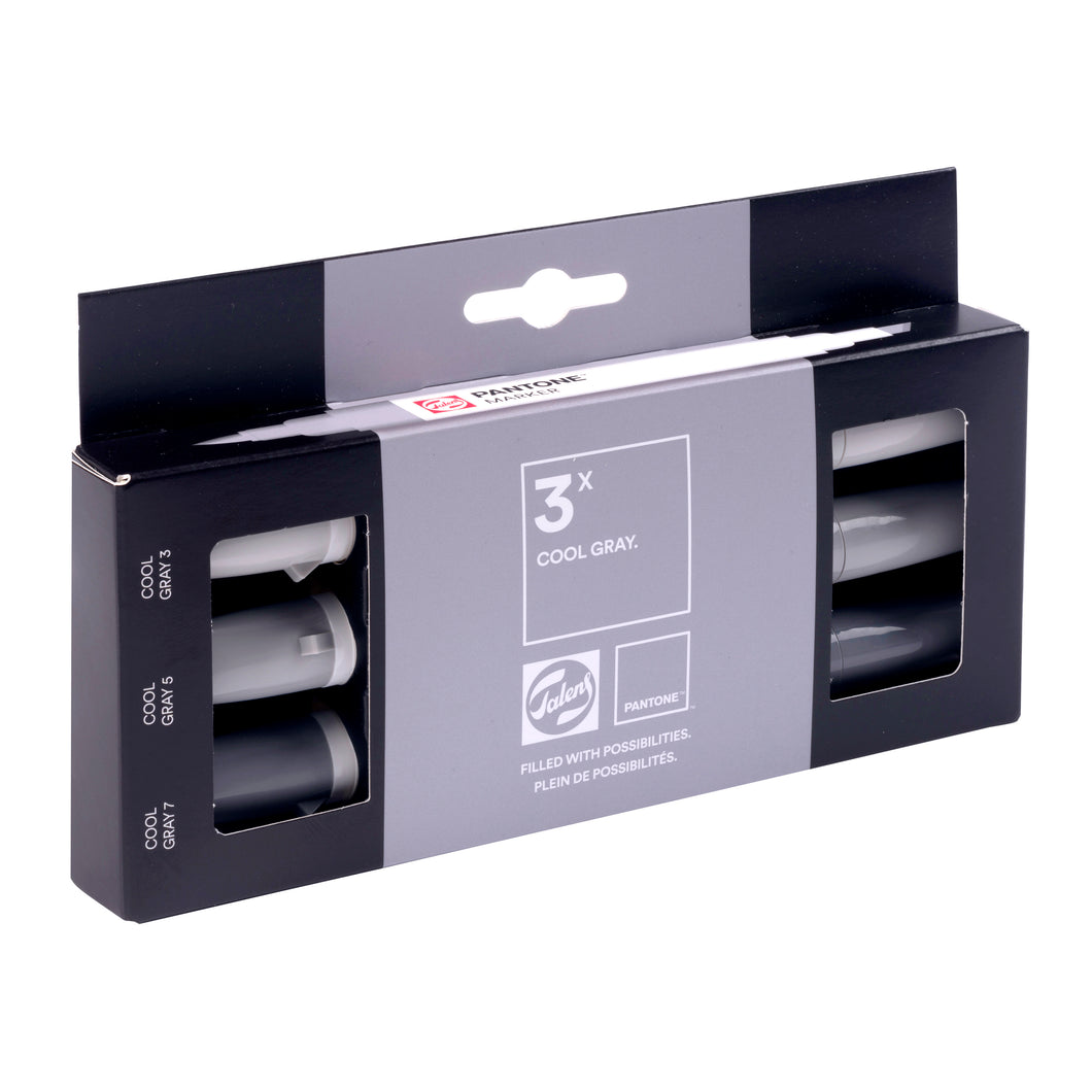 Talens | Pantone Marker Set 3x - Cool Gray
