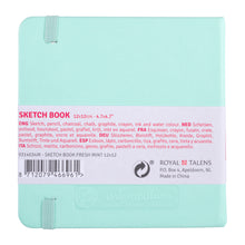 Load image into Gallery viewer, Talens Art Creation Sketchbook Fresh Mint | 12 x 12 cm, 140 g, 80 sheets