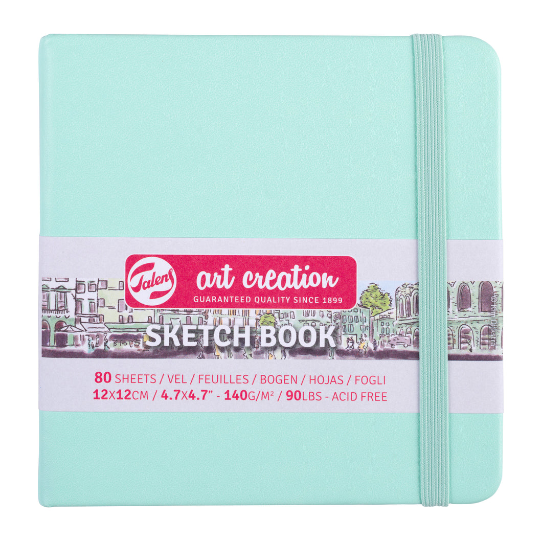 Talens Art Creation Sketchbook Fresh Mint | 12 x 12 cm, 140 g, 80 sheets