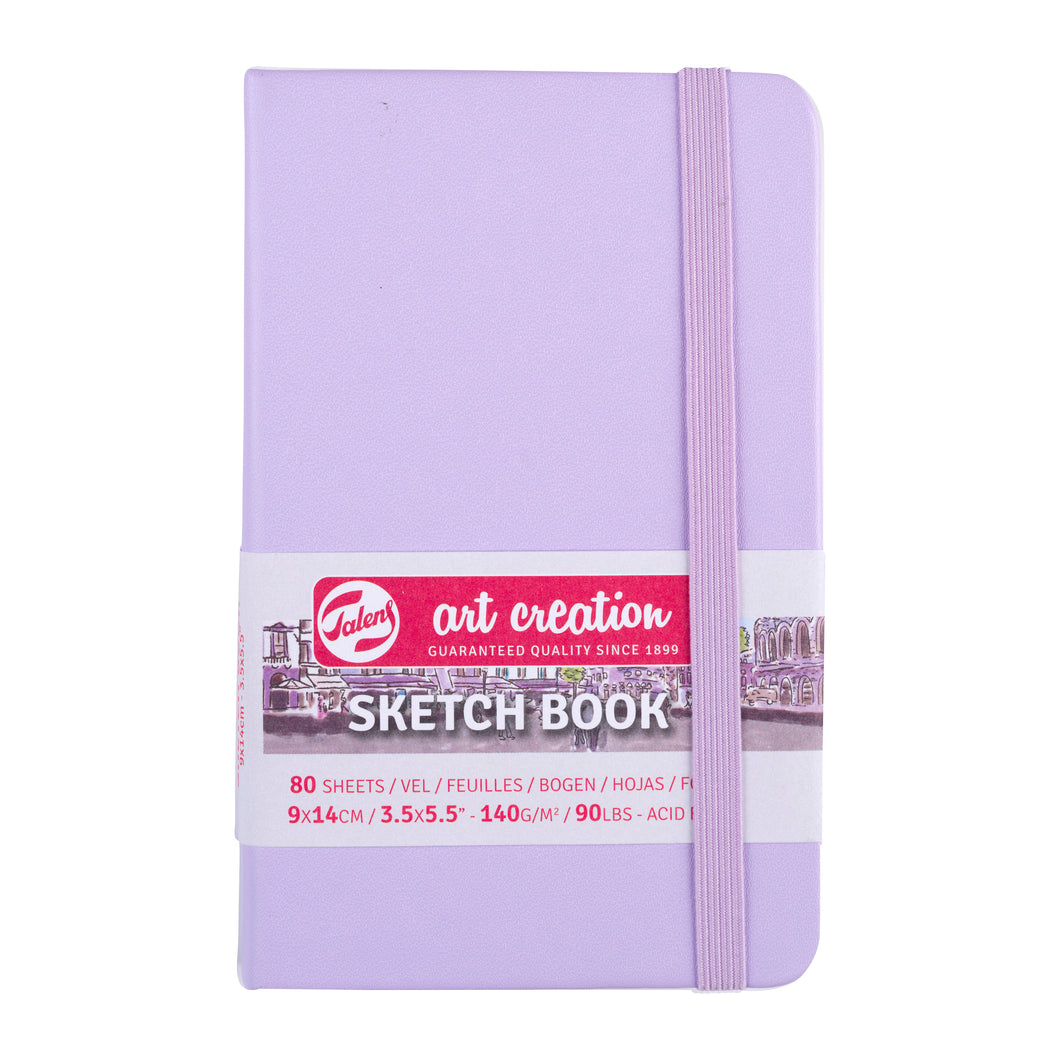 Talens Art Creation Sketchbook Pastel Violet | 9 x 14 cm, 140 g, 80 sheets